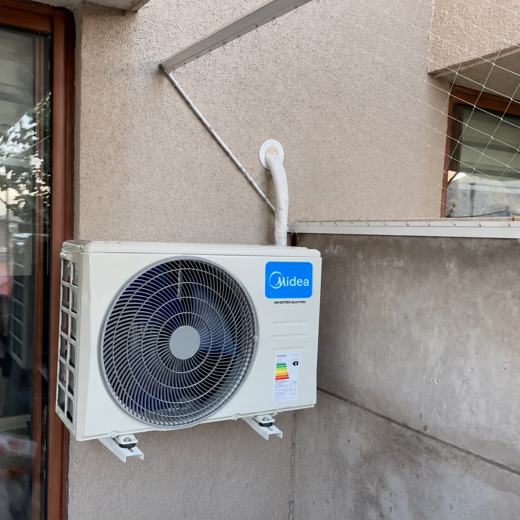 Unidad exterior con drenaje prolijo