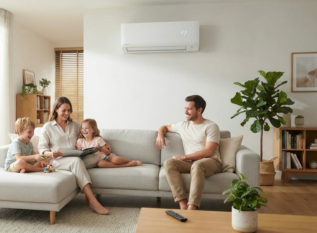 Aire acondicionado en hogar